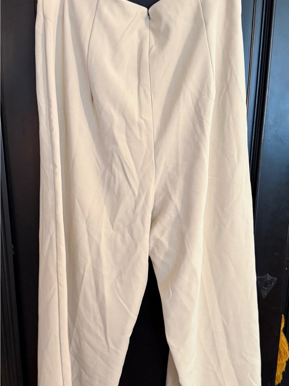 Zara Beige Wide-Leg Trousers